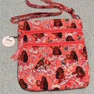 Vera Bradley Pink Coral Moana Quilted Crossbody Bag